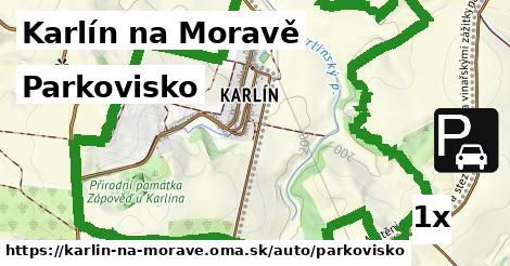 Parkovisko, Karlín na Moravě