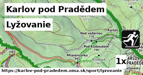 Lyžovanie, Karlov pod Pradědem