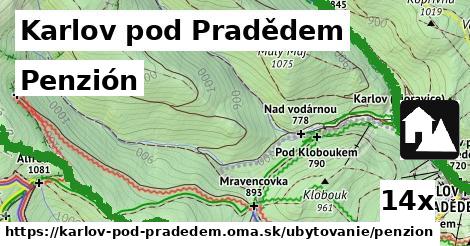 Penzión, Karlov pod Pradědem