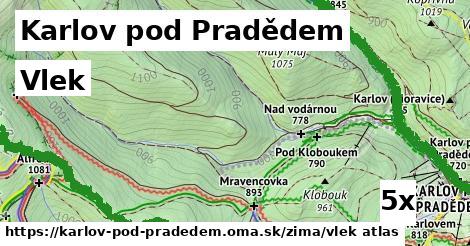 vlek v Karlov pod Pradědem