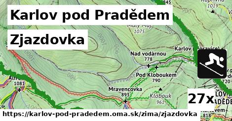 Zjazdovka, Karlov pod Pradědem