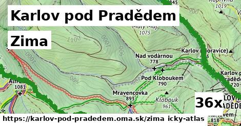 zima v Karlov pod Pradědem