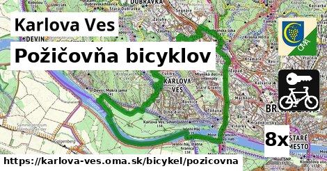 požičovňa bicyklov v Karlova Ves
