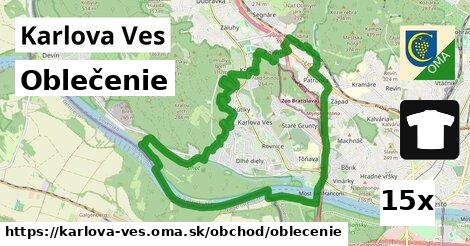 Oblečenie, Karlova Ves