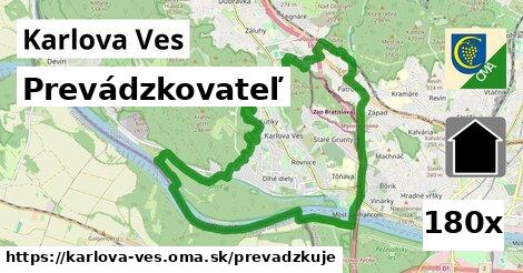 prevádzkovateľ v Karlova Ves