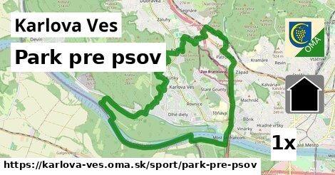 Park pre psov, Karlova Ves