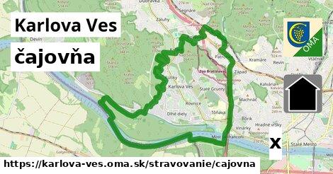 čajovňa, Karlova Ves