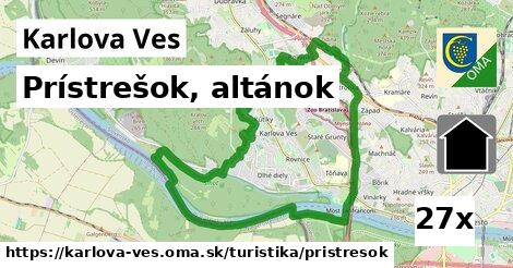 Prístrešok, altánok, Karlova Ves