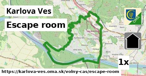 Escape room, Karlova Ves