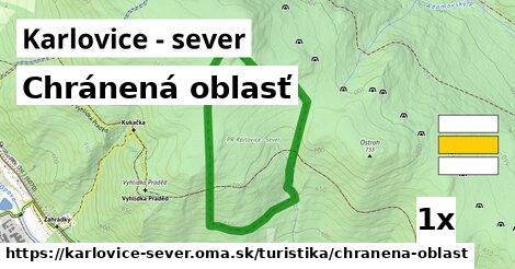 Chránená oblasť, Karlovice - sever