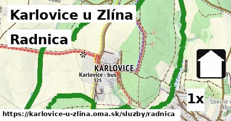 Radnica, Karlovice u Zlína