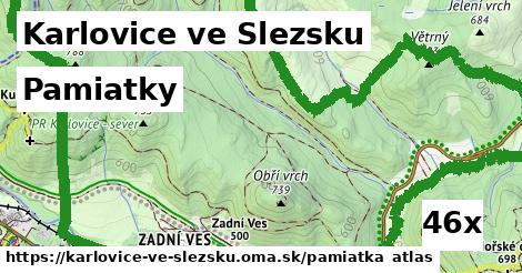 pamiatky v Karlovice ve Slezsku