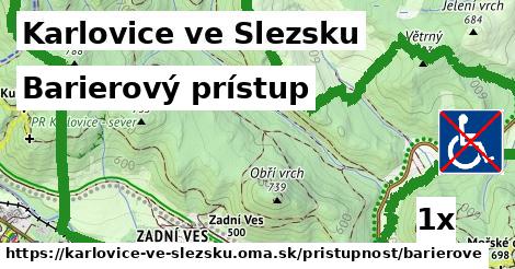 Barierový prístup, Karlovice ve Slezsku