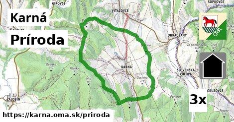 príroda v Karná