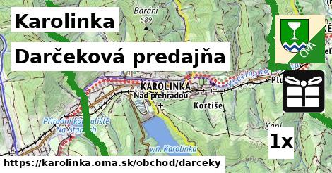 Darčeková predajňa, Karolinka