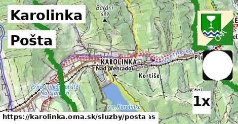 Pošta, Karolinka