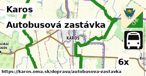 Autobusová zastávka, Karos