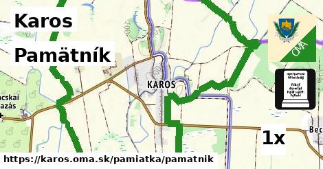 Pamätník, Karos
