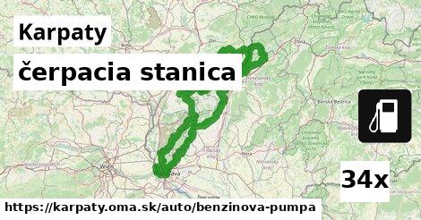 čerpacia stanica, Karpaty