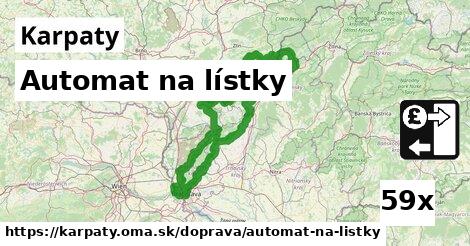 Automat na lístky, Karpaty