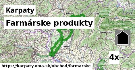 Farmárske produkty, Karpaty