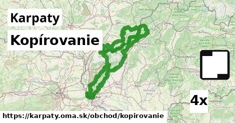 Kopírovanie, Karpaty