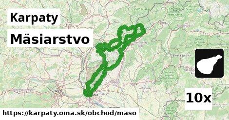 Mäsiarstvo, Karpaty