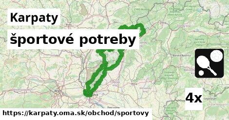 športové potreby, Karpaty