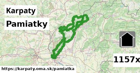 pamiatky v Karpaty