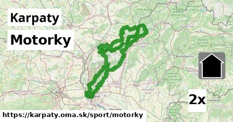 Motorky, Karpaty