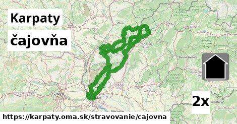 čajovňa, Karpaty