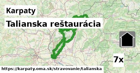 Talianska reštaurácia, Karpaty