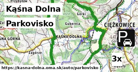 Parkovisko, Kąśna Dolna