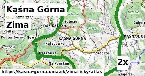 zima v Kąśna Górna