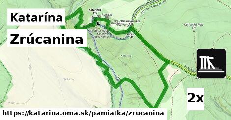 zrúcanina v Katarína