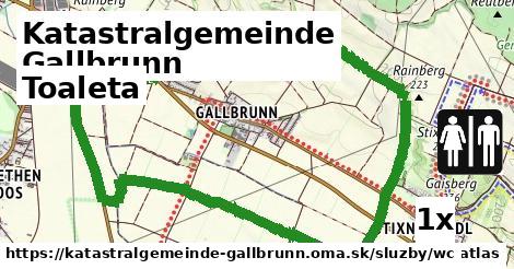 toaleta v Katastralgemeinde Gallbrunn