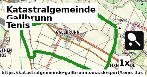 Tenis, Katastralgemeinde Gallbrunn