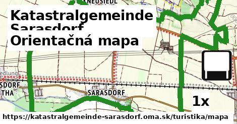 Orientačná mapa, Katastralgemeinde Sarasdorf