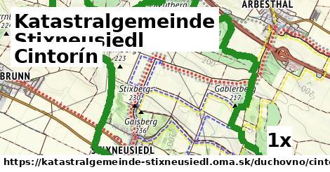 cintorín v Katastralgemeinde Stixneusiedl