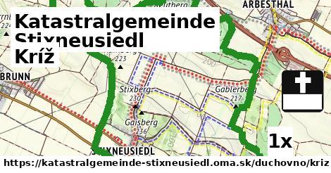 Kríž, Katastralgemeinde Stixneusiedl