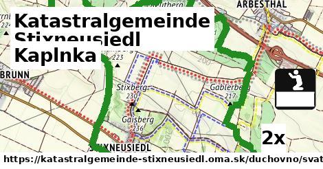 Kaplnka, Katastralgemeinde Stixneusiedl