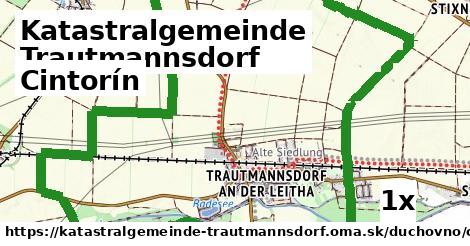 cintorín v Katastralgemeinde Trautmannsdorf