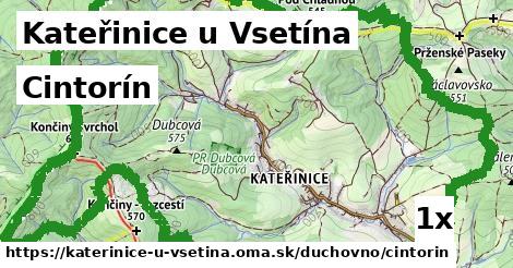 Cintorín, Kateřinice u Vsetína