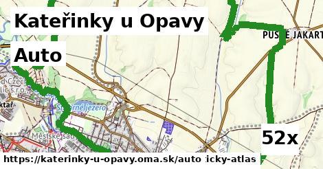 auto v Kateřinky u Opavy