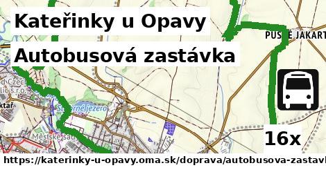 Autobusová zastávka, Kateřinky u Opavy