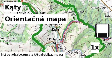 Orientačná mapa, Kąty