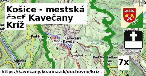 kríž v Košice - mestská časť Kavečany