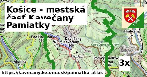 pamiatky v Košice - mestská časť Kavečany