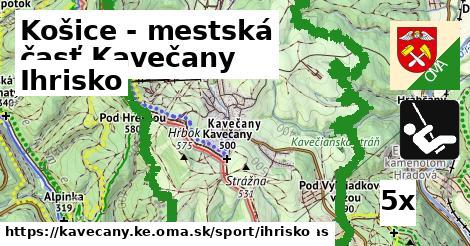 Ihrisko, Košice - mestská časť Kavečany