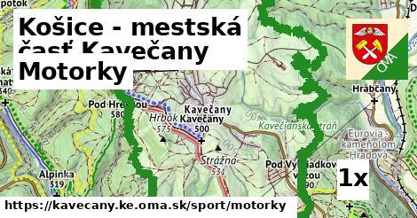 motorky v Košice - mestská časť Kavečany